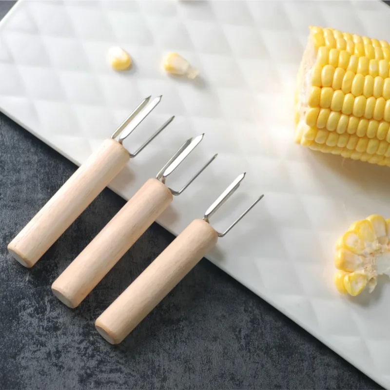 Stainless Steel Corn Holders for Barbecues and Outdoor Serving, 2/4/8/16 Pack
