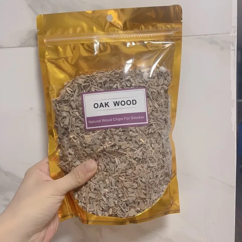 Natural BBQ Wood Smoker Chips, 125g, 250g or 500g, 10 Wood Options - 250g oak