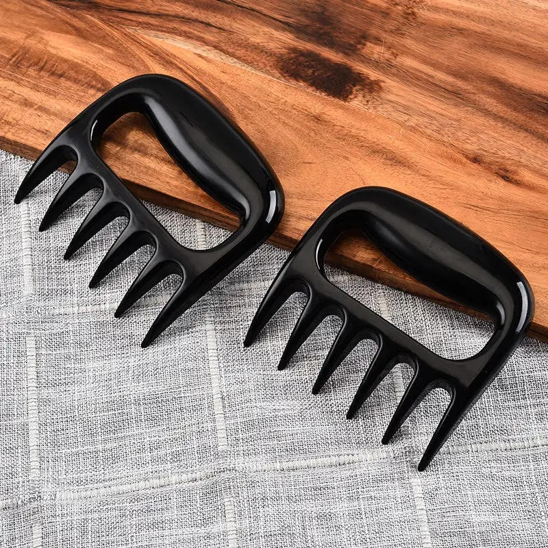 Meat Shredder Forks, Black PP Bear Claws for Pulled Pork and BBQ