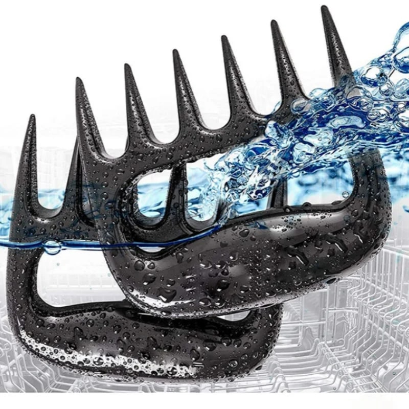 Meat Shredder Forks, Black PP Bear Claws for Pulled Pork and BBQ