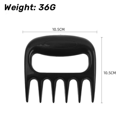 Meat Shredder Forks, Black PP Bear Claws for Pulled Pork and BBQ - 1pc