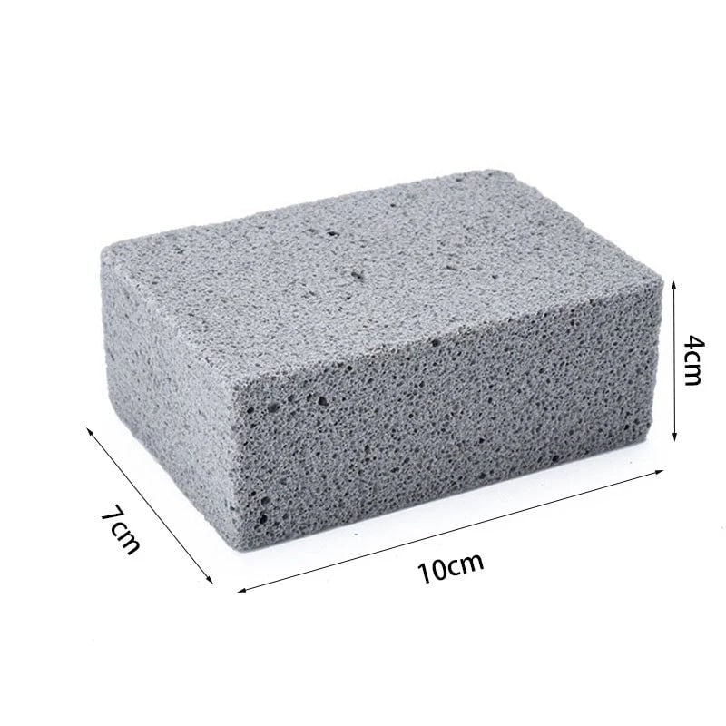 FAIS DU BBQ Grill Cleaning Brick, 10 x 7 x 4 cm, Flat-Top Grill Stone Block