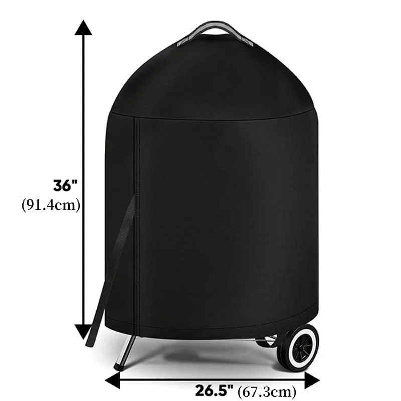 210D BBQ Cover with Handle, Waterproof UV-Resistant Grill Cover, 2 Sizes