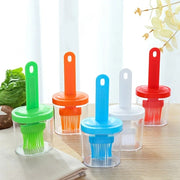 Silicone Basting Brush with Cover for BBQ, Baking and Pancakes