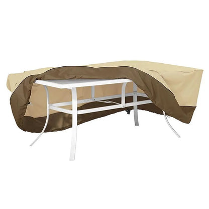 600D Beige BBQ Grill Cover, Oxford Fabric, 145 x 61 x 117cm or 170 x 61 x 117cm
