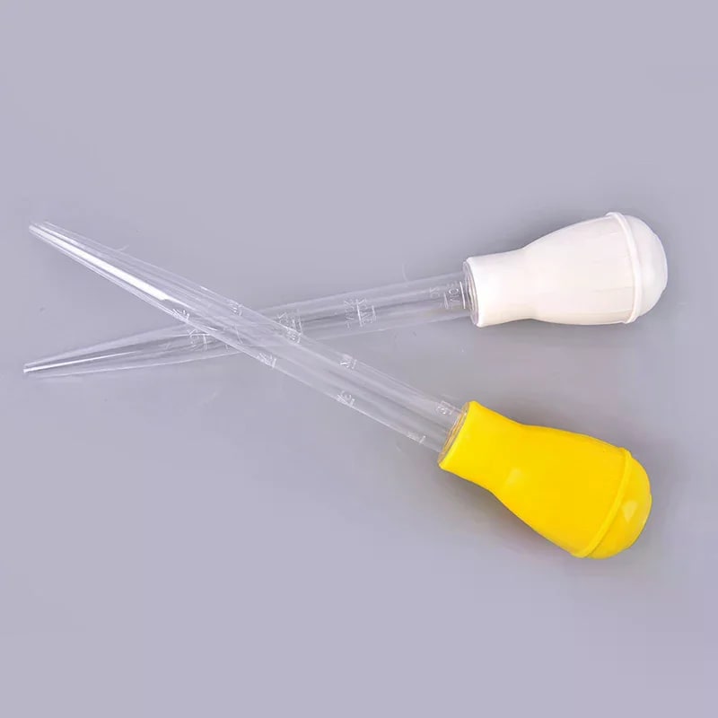 YOWEI Poultry Baster Syringe Pump 28cm 30ml Rubber & Plastic BBQ Tool