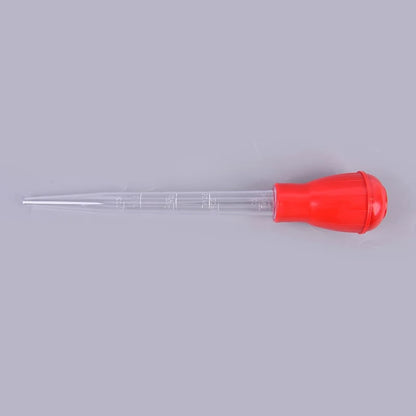 YOWEI Poultry Baster Syringe Pump 28cm 30ml Rubber & Plastic BBQ Tool - Red