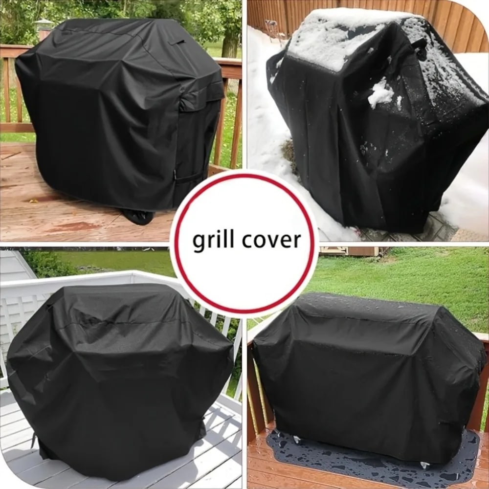 Outdoor BBQ Grill Cover, Waterproof UV-Resistant, 5 Size Options