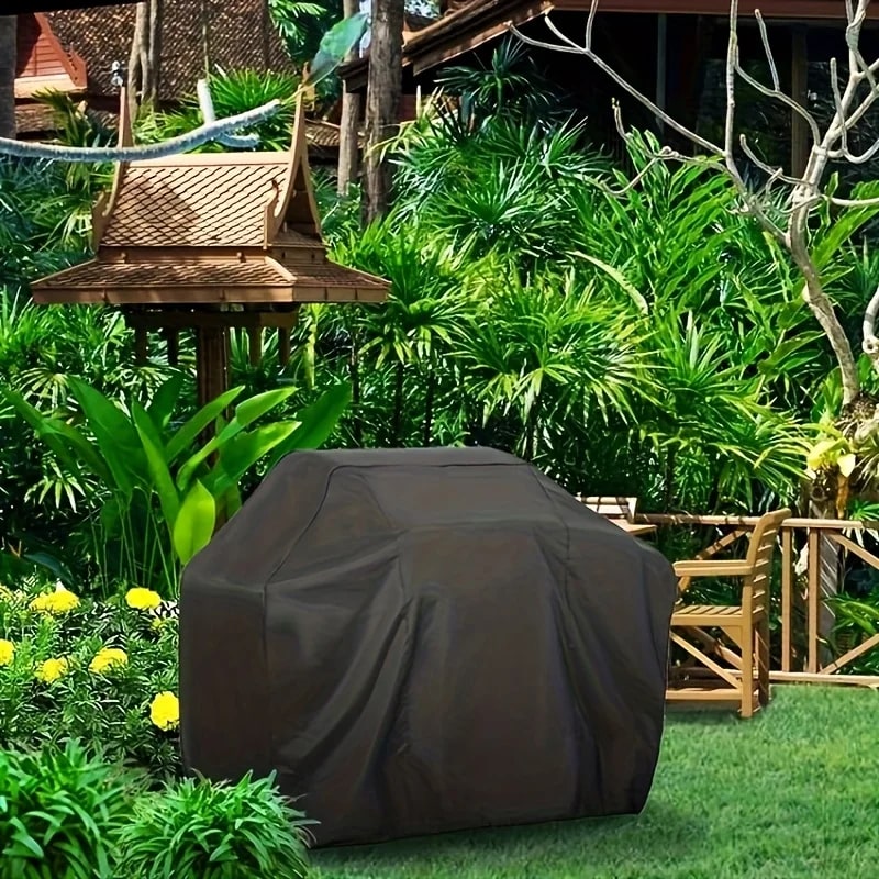 Outdoor BBQ Grill Cover, Waterproof UV-Resistant, 5 Size Options - 100X60X150cm / black