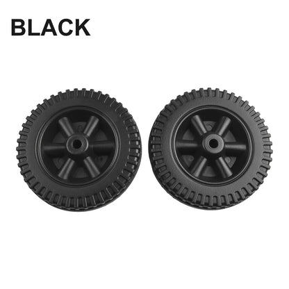 LEENKEA BBQ Grill Wheels, Plastic, 152mm, 8-10mm Hole, 2 Pack