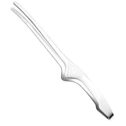 Stainless Steel BBQ Food Tongs, 4 Sizes, Silver or Gold