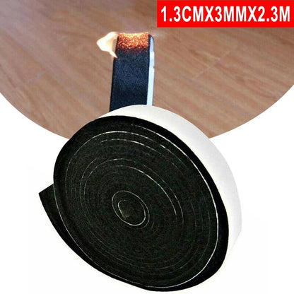 Fire Resistant Fibre BBQ Door and Lid Sealing Tape, 1.3cm x 3mm x 2.3m