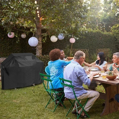 Outdoor BBQ Grill Cover, Waterproof Fabric, Round or Rectangular, Multiple Sizes