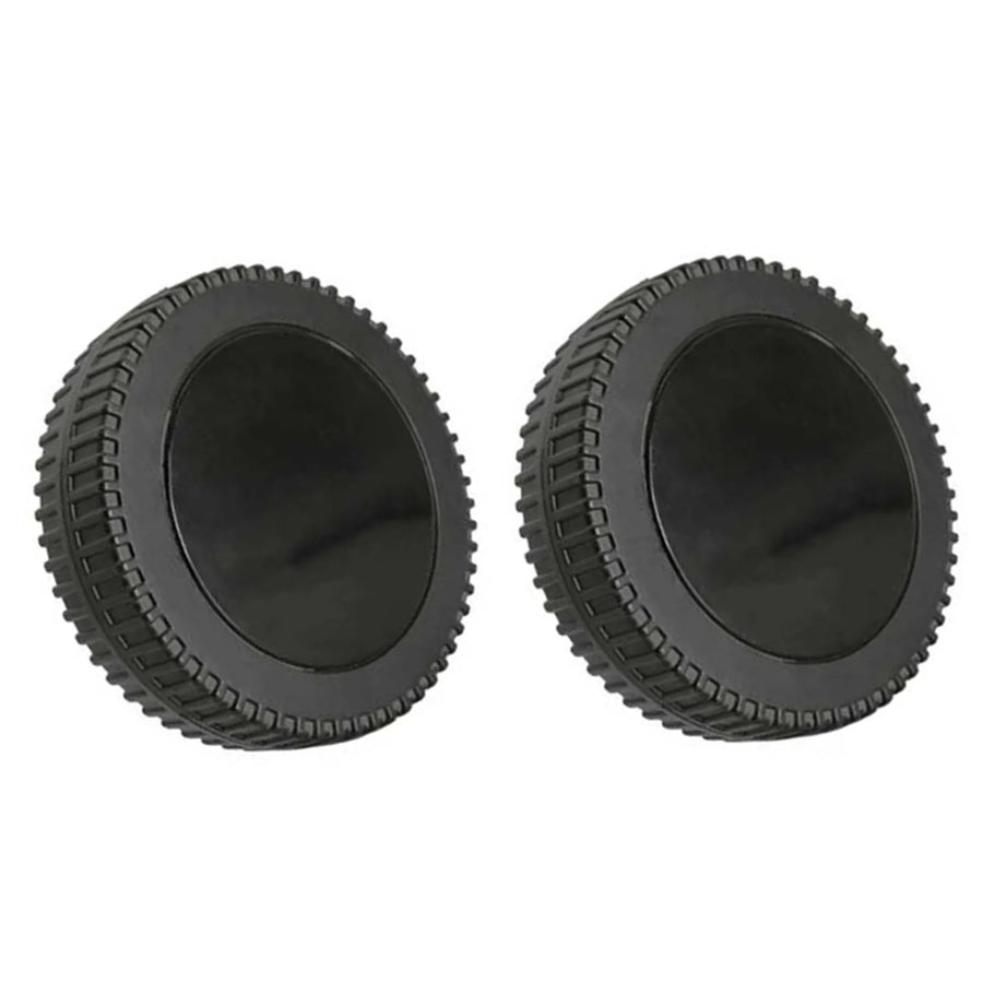 BBQ Grill Wheels 152mm Plastic Heat-Resistant 2-Piece Set