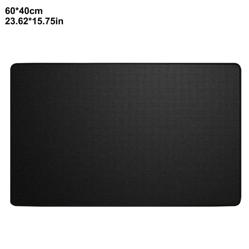 Fibreglass BBQ Protective Mat with Double-Sided Silicone, Black, 3 Sizes - 60-40cm