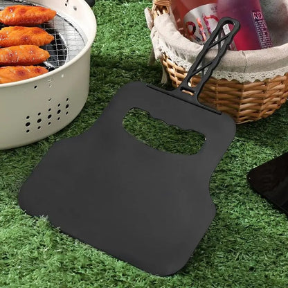 Barbecue Hand-Crank Fan for Charcoal Grills, Camping and Bonfires
