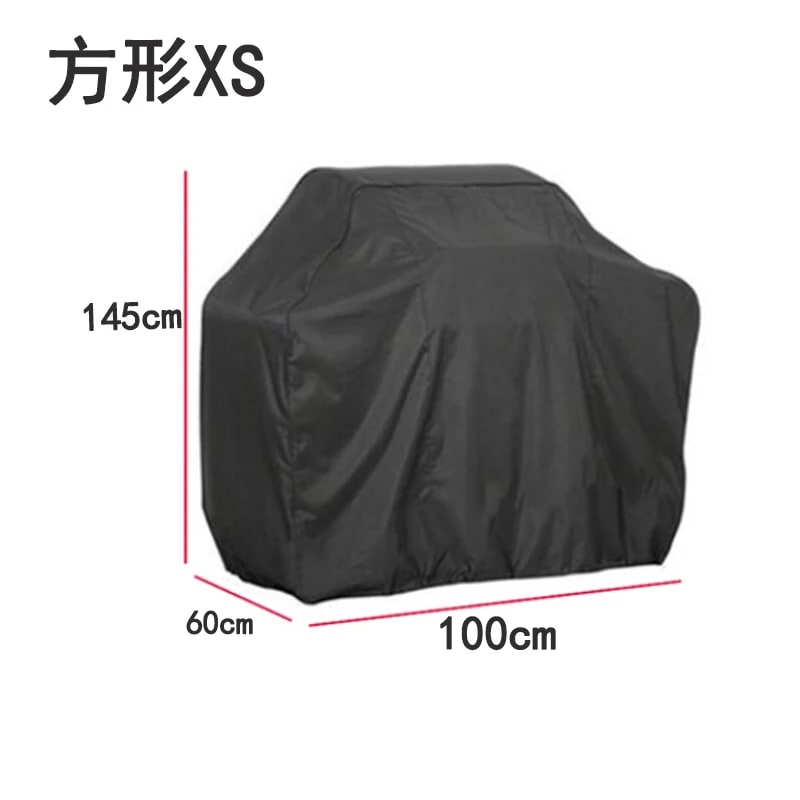 BBQ Grill Cover, 210D Silver Coated Oxford Polyester, Waterproof Outdoor Barbecue Cover, 6 - XS-145x60x100CM