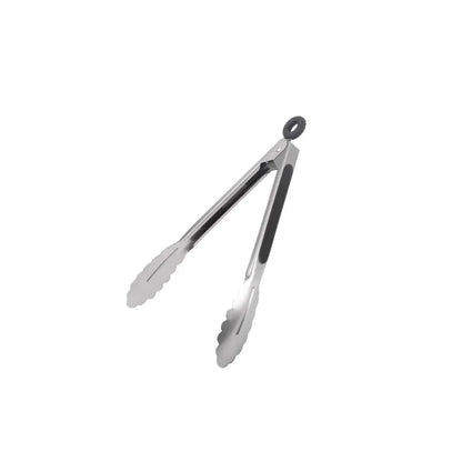 Stainless Steel BBQ Tongs, 20.8-49cm, Scalloped Ends, Multiple Sizes - 7inch mini 20.8cm