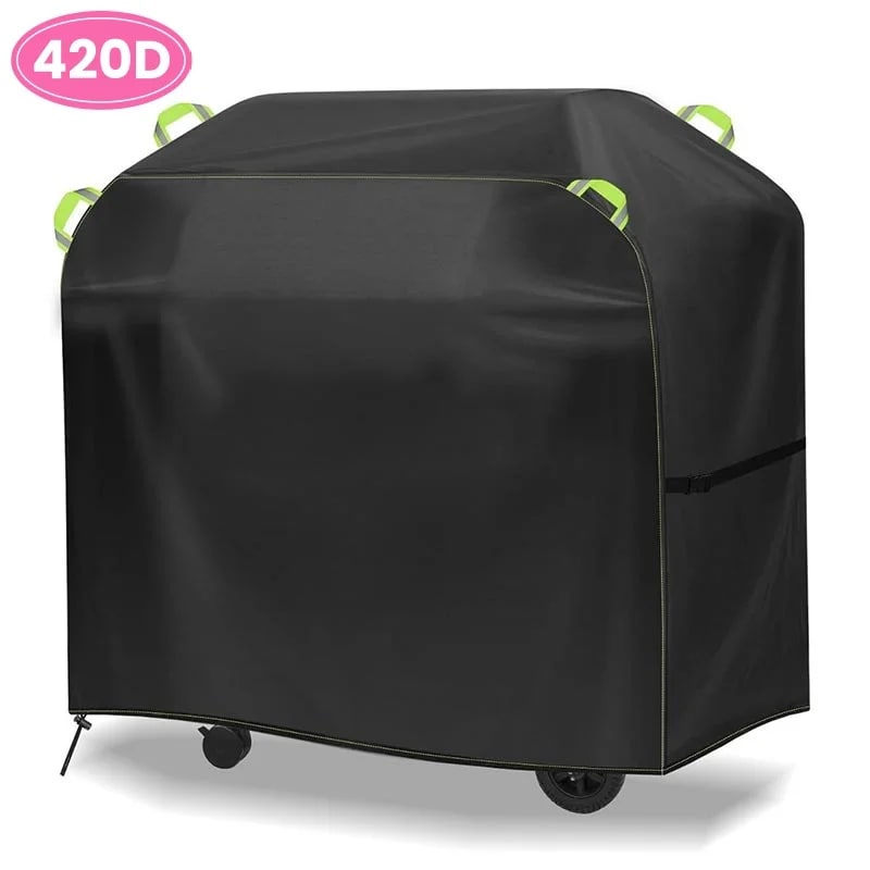 420D Outdoor BBQ Cover, Rainproof Oxford Fabric, 3 Sizes