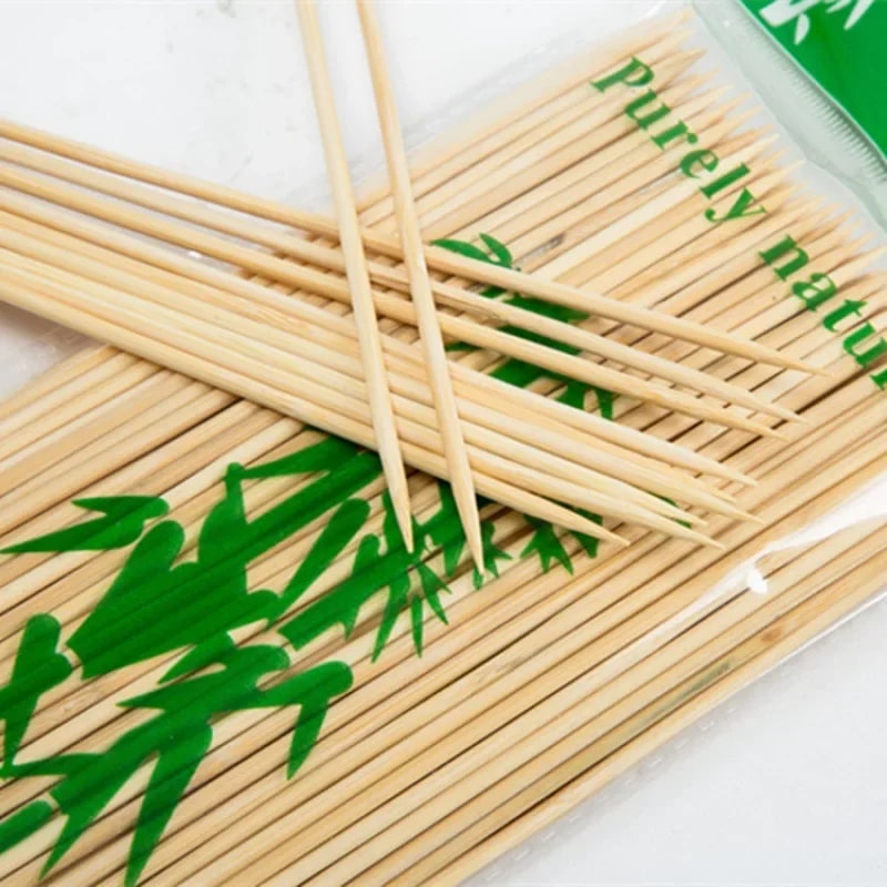 Natural Bamboo BBQ Skewers, 15-30cm, 90-270 Pieces