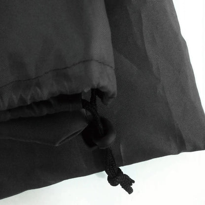 Black Waterproofed Fabric BBQ Grill Cover, 82 x 66 x 101 cm or 89 x 64 x 112 cm
