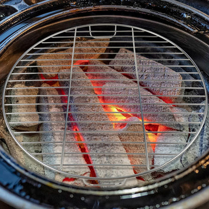 Stainless Steel Round BBQ Cooking Grate, 45/53/55cm, With or Without Clips