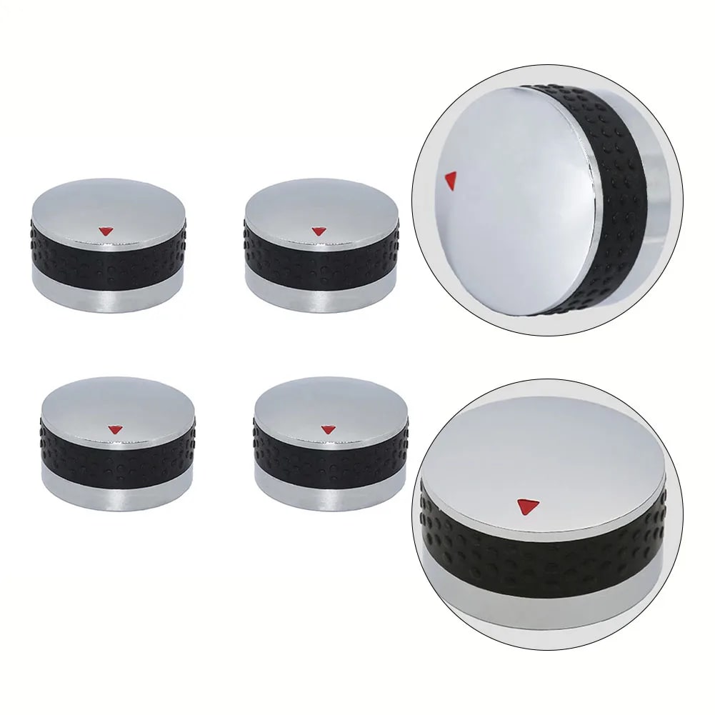Gas Grill Control Knobs Replacement, Plastic, 50mm or 58mm, 4 Pack