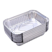 Disposable Foil BBQ Drip Pans, 50 Pack, Silver, 230ml to 700ml