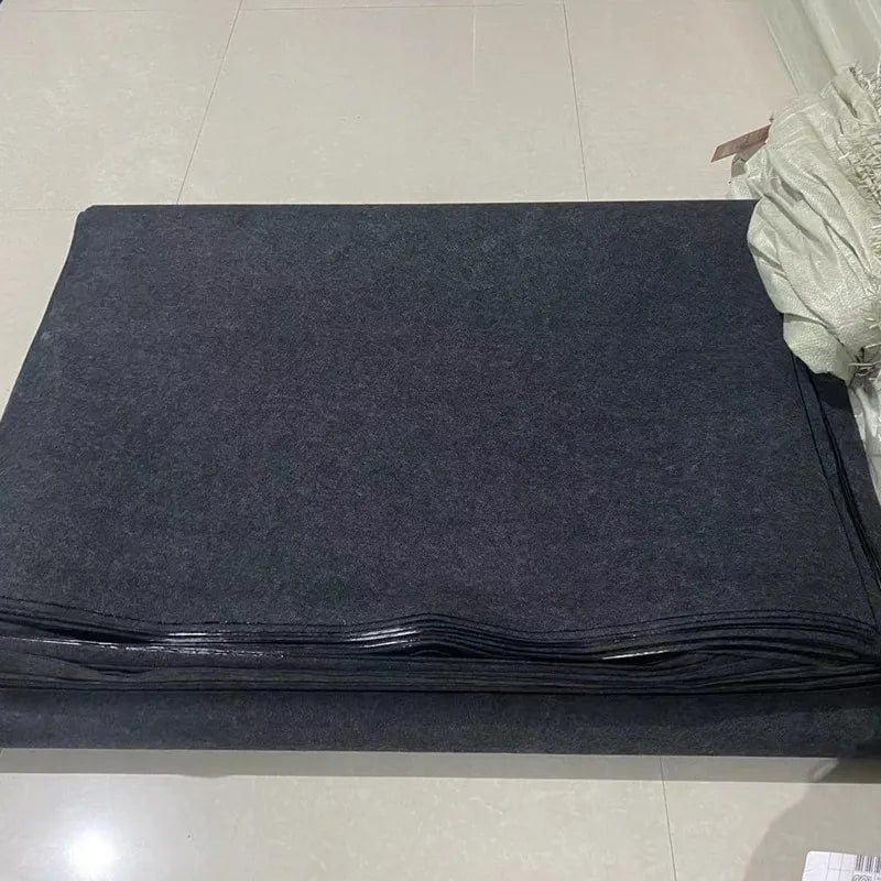 Rubber BBQ Fireproof Mat, Dark Grey, 2mm, Multiple Sizes