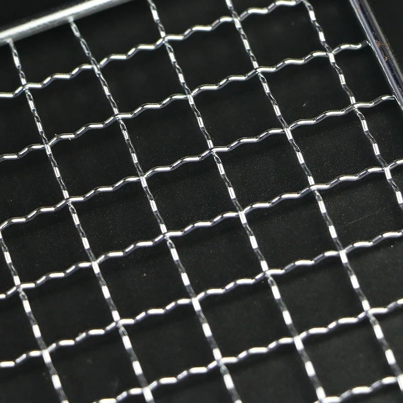 Metal BBQ Mesh Grilling Basket and Grill Mat, Non-Stick, 4 Sizes