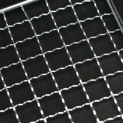 Metal BBQ Mesh Grilling Basket and Grill Mat, Non-Stick, 4 Sizes