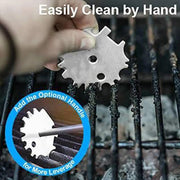 Aluminium Alloy BBQ Grill Scraper 17 x 6.5cm with Bottle Opener
