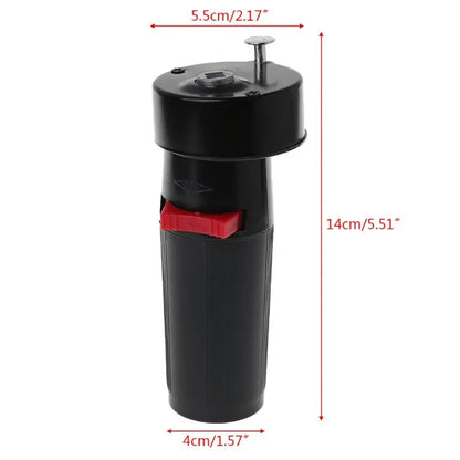 Battery-Operated BBQ Rotisserie Motor NO-03, Black, 6 x 6 mm Skewer Fit