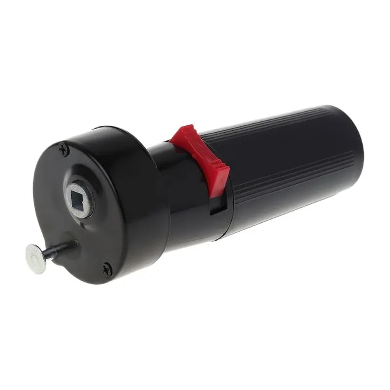 Battery-Operated BBQ Rotisserie Motor NO-03, Black, 6 x 6 mm Skewer Fit