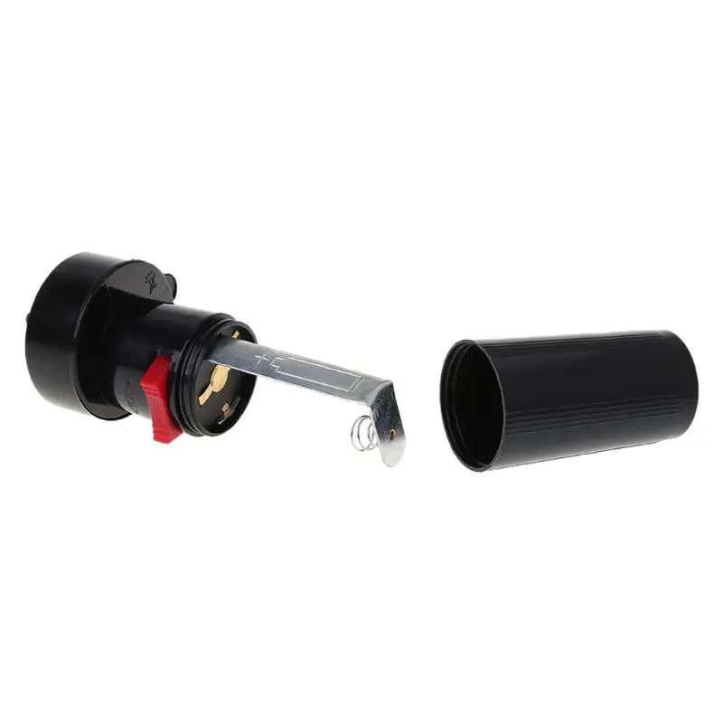 Battery-Operated BBQ Rotisserie Motor NO-03, Black, 6 x 6 mm Skewer Fit