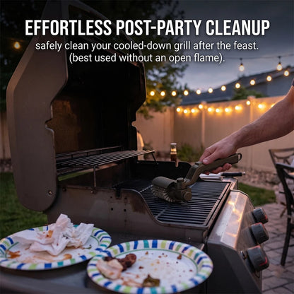 Electric BBQ Cleaning Brush with Rotating Stainless Steel Bristles, 2600mAh or 4000mAh