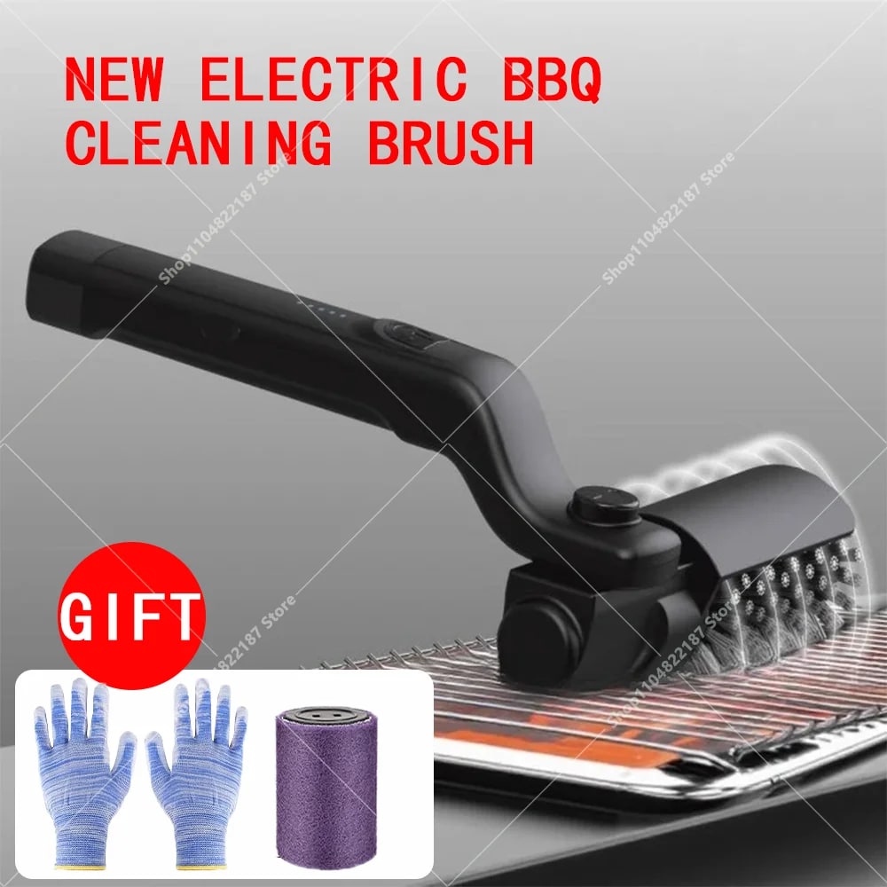 Electric BBQ Cleaning Brush with Rotating Stainless Steel Bristles, 2600mAh or 4000mAh - 2600mAh