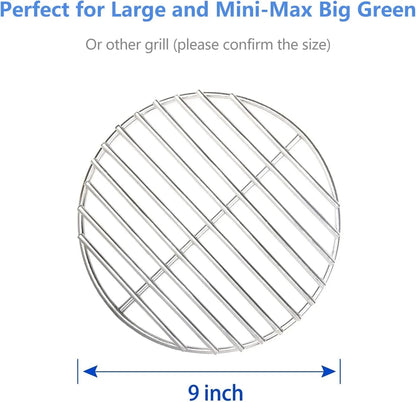 9-Inch Stainless Steel Charcoal Fire Grate, 2-Piece Pack