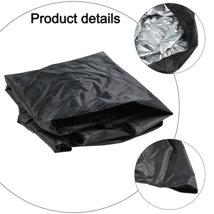 Water-Resistant BBQ Cover 70 x 70cm for Vertical Smokers and Bucket Barbecues - Black Curry Color