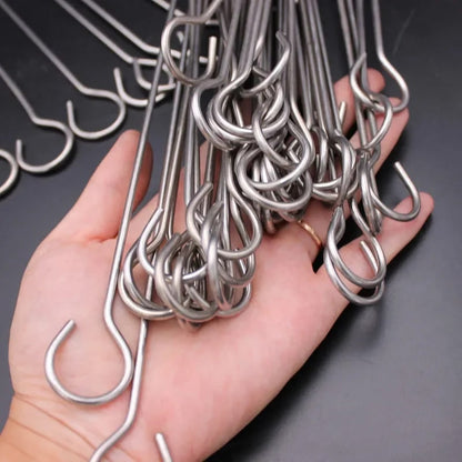 Stainless Steel BBQ Needles for Meat, 50 or 100 Pack, 15-35cm