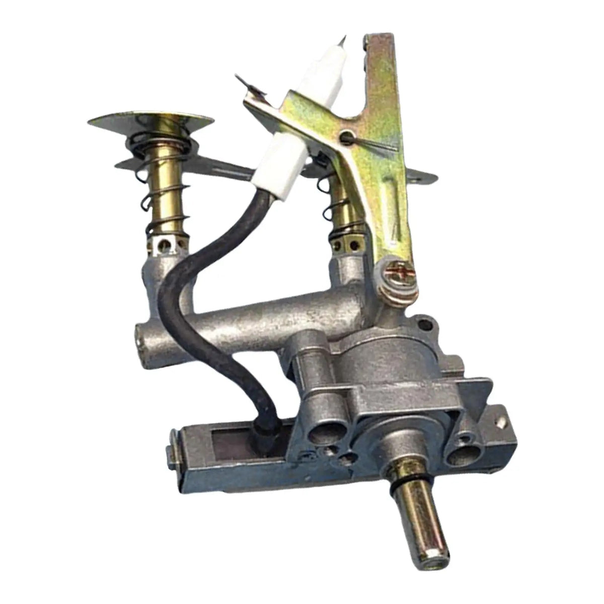 Metal Gas Valve and Regulator with Automatic Flame Sprayer for Barbecue Cooking
