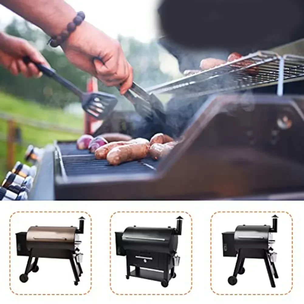 Metal Auger Brushing Kit for Traeger Pellet Grills, 39 cm, Black