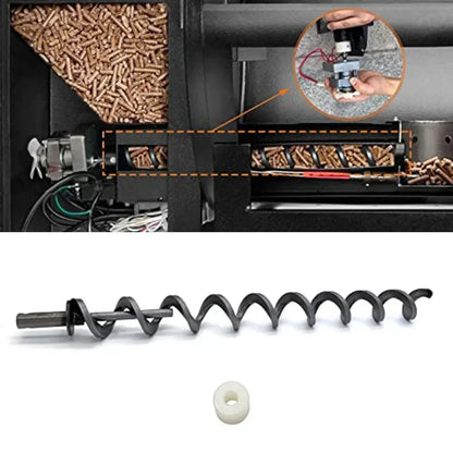 Metal Auger Brushing Kit for Traeger Pellet Grills, 39 cm, Black