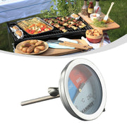 BBQ Grill Thermometer, Stainless Steel, 0°C to 250°C