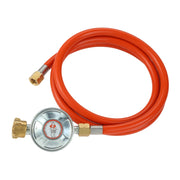 LPG BBQ Gas Hose and 50 mbar Pressure Regulator Set, 1.5 m