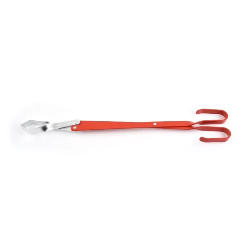 Fire Tongs for Logs, Charcoal and Fire Pits, Stainless Steel Finish, 38.8-63.5cm