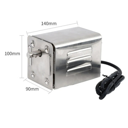 BBQ Rotisserie Motor 304 Stainless Steel Silver 14 x 9 x 10cm
