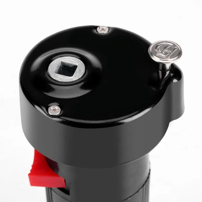 Electric BBQ Rotisserie Motor, Black, 3kg Torque, 6x6mm Grill Rod Drive