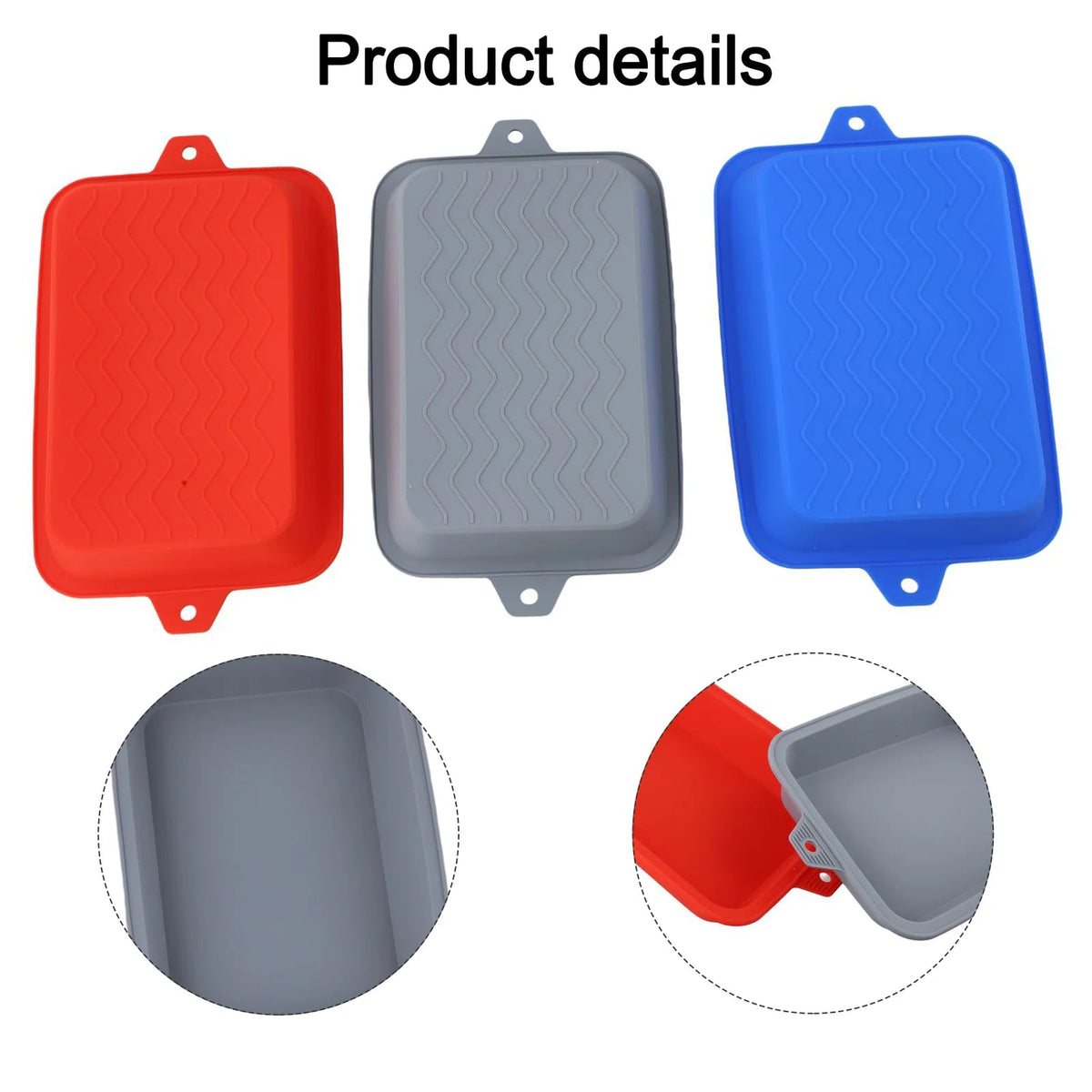 LEENKEA Silicone Drip Pan Liners by LEENKEA, Reusable Grease Tray Liners