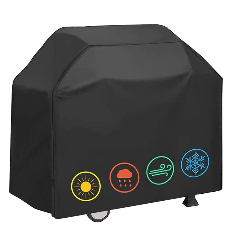 420D Oxford PU BBQ Grill Cover, Waterproof Dustproof Anti-UV, Multiple Sizes